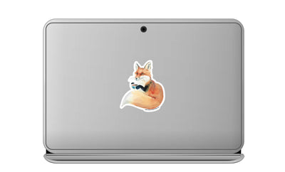 3" Tumbler Fox Sticker / Coffee & Fox / WATERPROOF