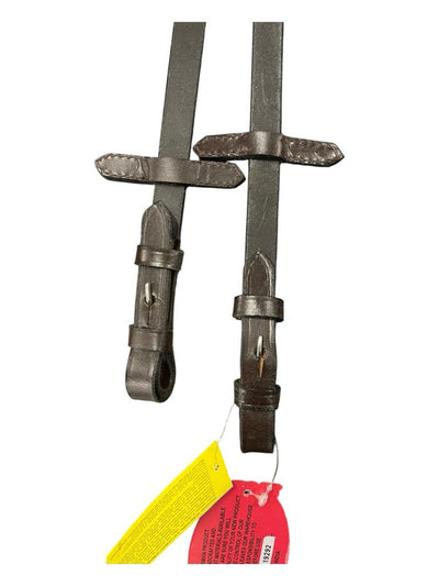 Showman Web Reins *NWT* - Brown - Approx 56" - USED