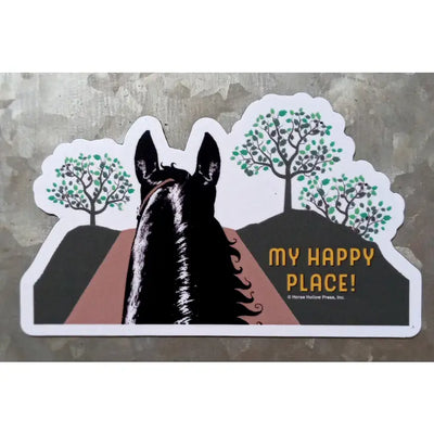 Horse Magnet 3 Inches: My Happy Place
