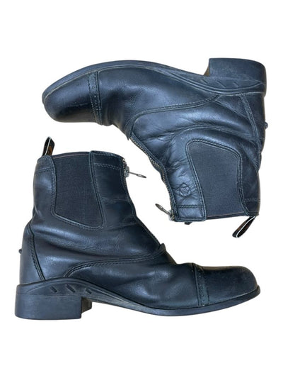 Ariat Zip Paddock Boot - Black - Youth 3 - USED