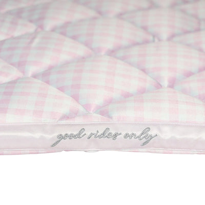 Dapplebay Gingham Jump Saddle Pad