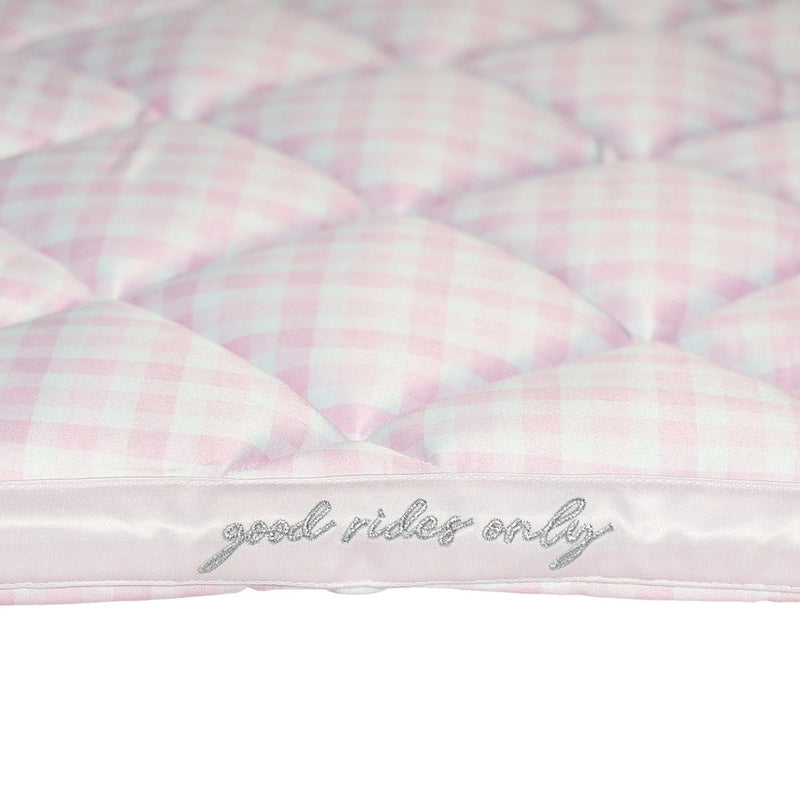 Dapplebay Gingham Jump Saddle Pad