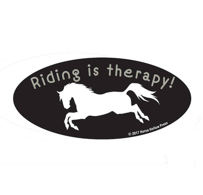 Horse Laptop, Cell Phone & Helmet Sticker / Riding Therapy