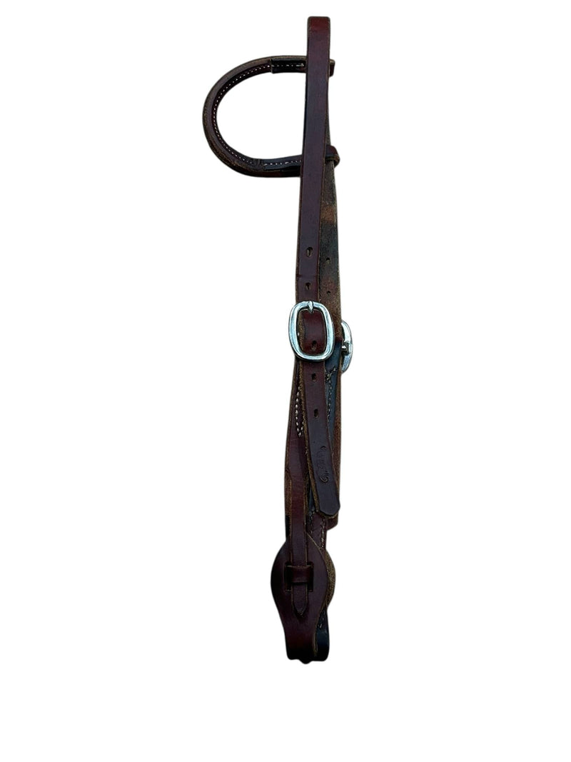 Weaver One Ear Headstall - Brown - Used