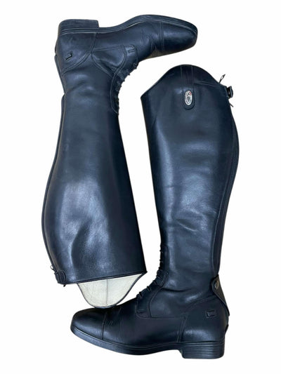 Deniro Amabile Field Boots - Black - 38 (7.5/8), MC Height, XXL Calf - USED