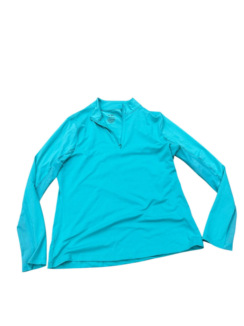 X by Gottex Quarter Zip - Aqua - S - USED