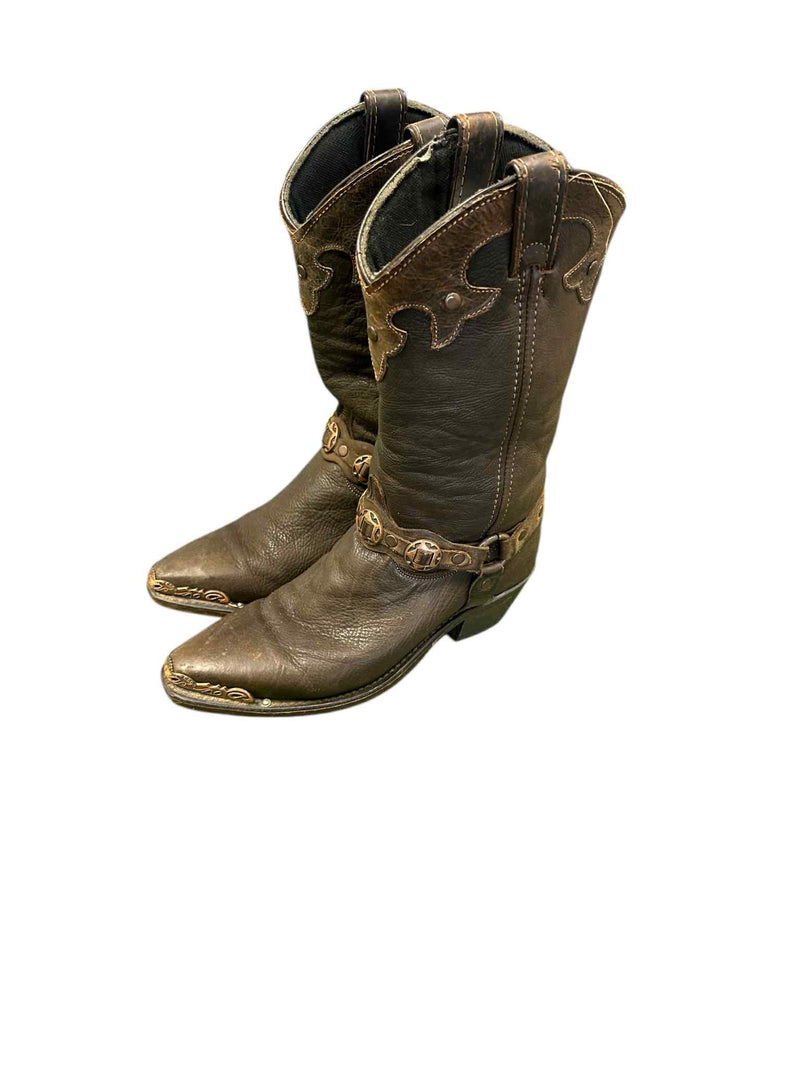 Western Boots - 6.5M - Brown - USED