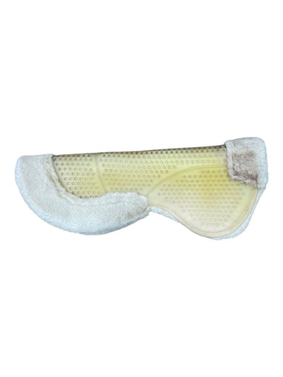 Fleece Lined Gel Half Pad - White - Approx 20" Spine - USED