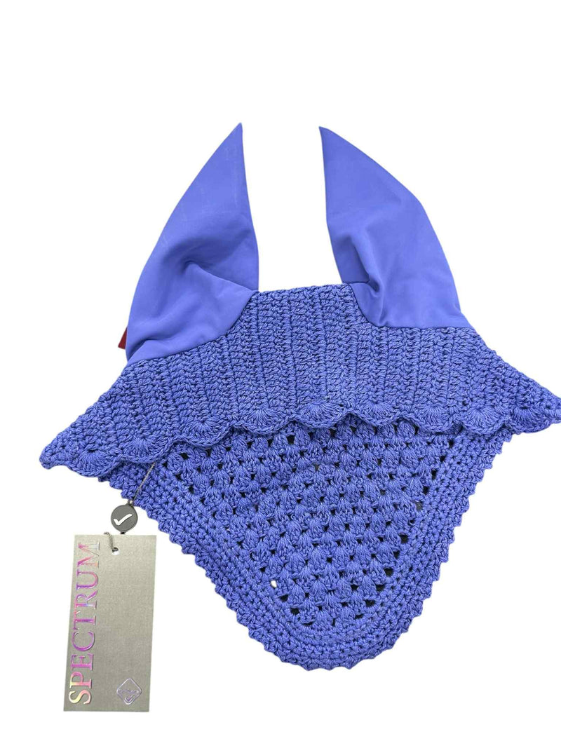 LeMieux Spectrum Satin Fly Hood **NWT** - Medium - Bluebell - USED