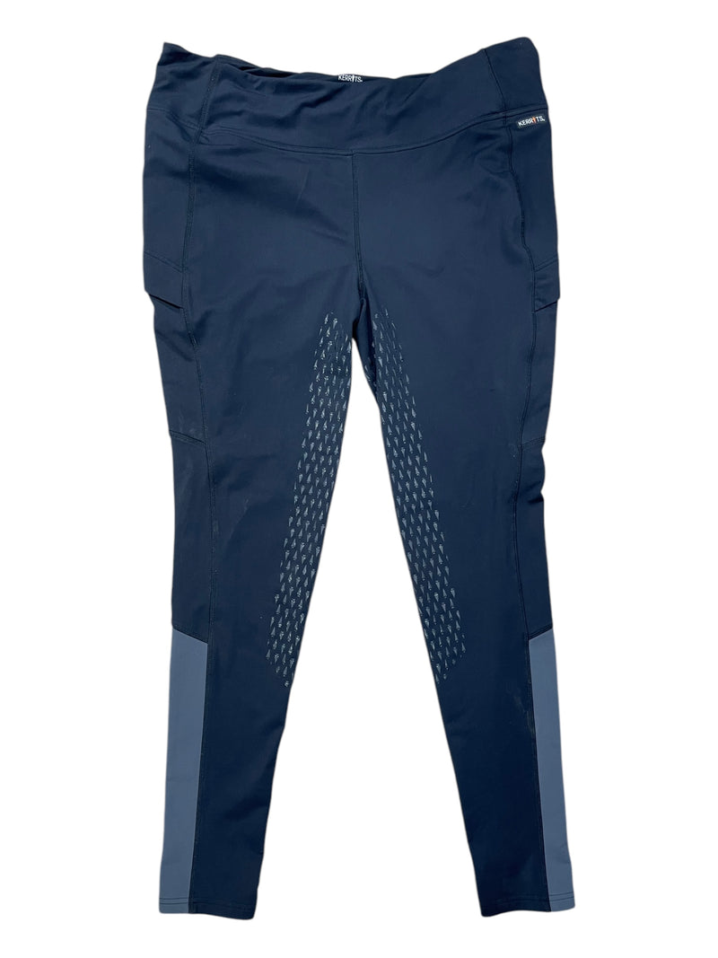 Kerrits Winter KP Tight - Black/Grey - 2X - USED