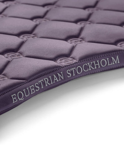 Equestrian Stockholm Saddle Pad - Dark Violet