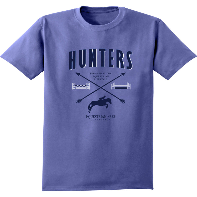 Hunters Equestrian Prep Youth Tee - Periwinle