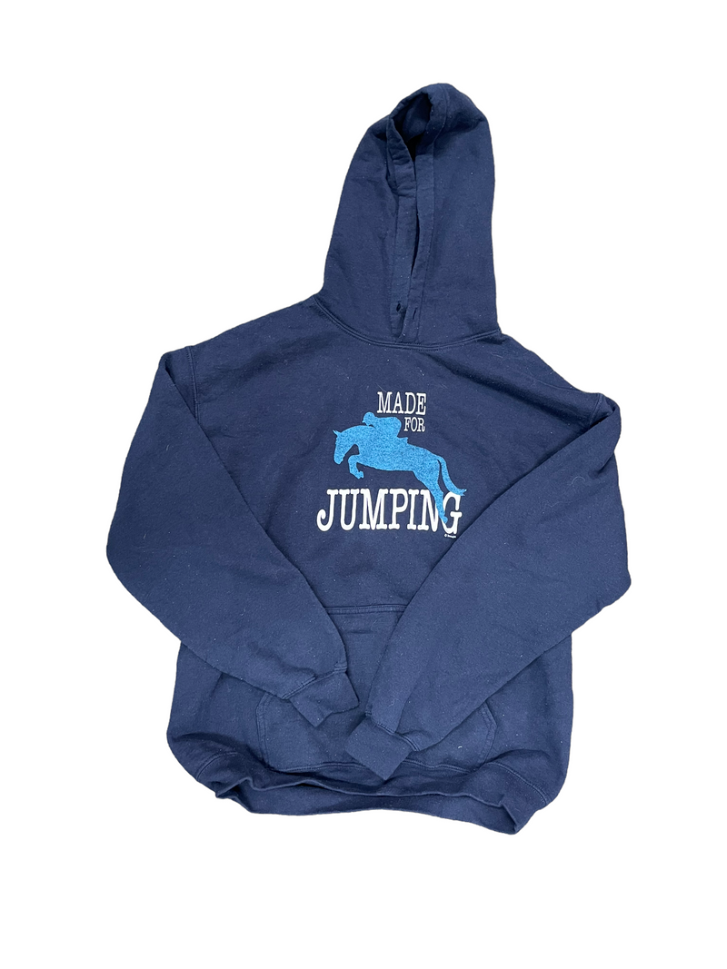 Stirrups "Made For Jumping " Hoodie - Navy - M - USED