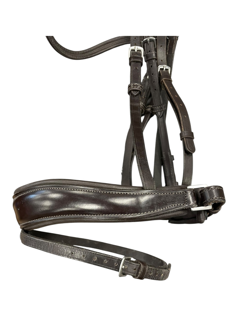 PS Of Sweden Flying Change Bridle - Brown - 3 (H/S) - USED