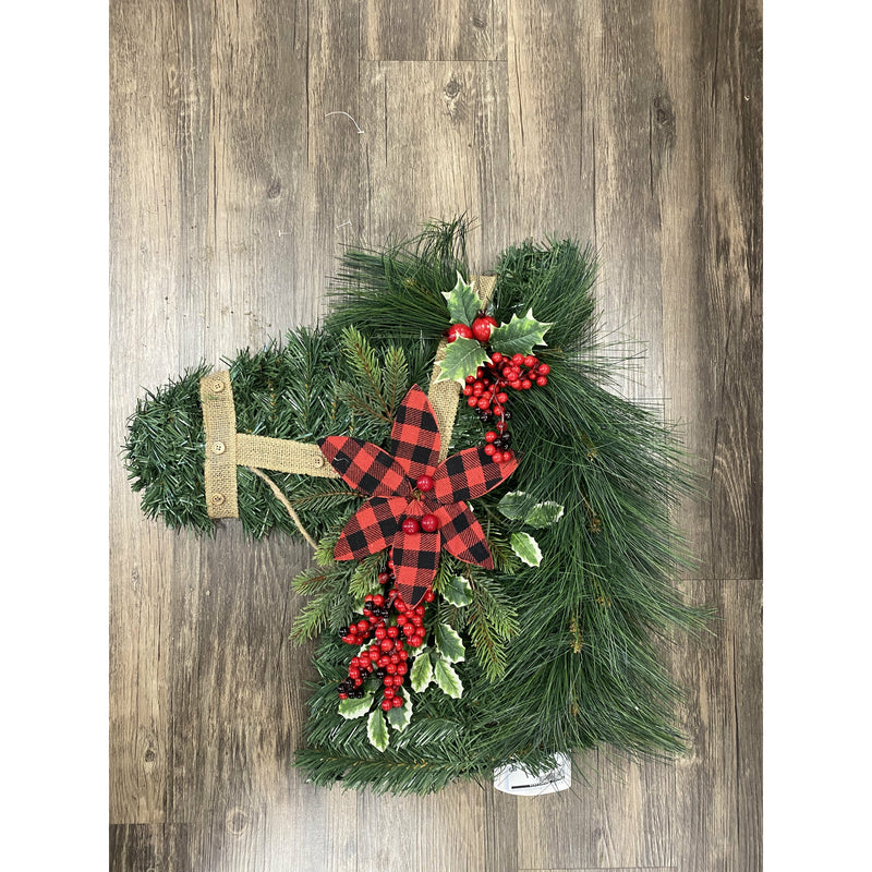 Holiday Horse Wreath