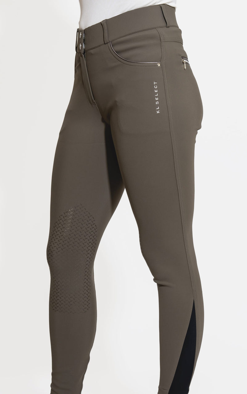 KL Select Gabrielle Full Seat Breeches - Truffle