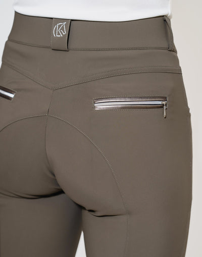 KL Select Gabrielle Full Seat Breeches - Truffle