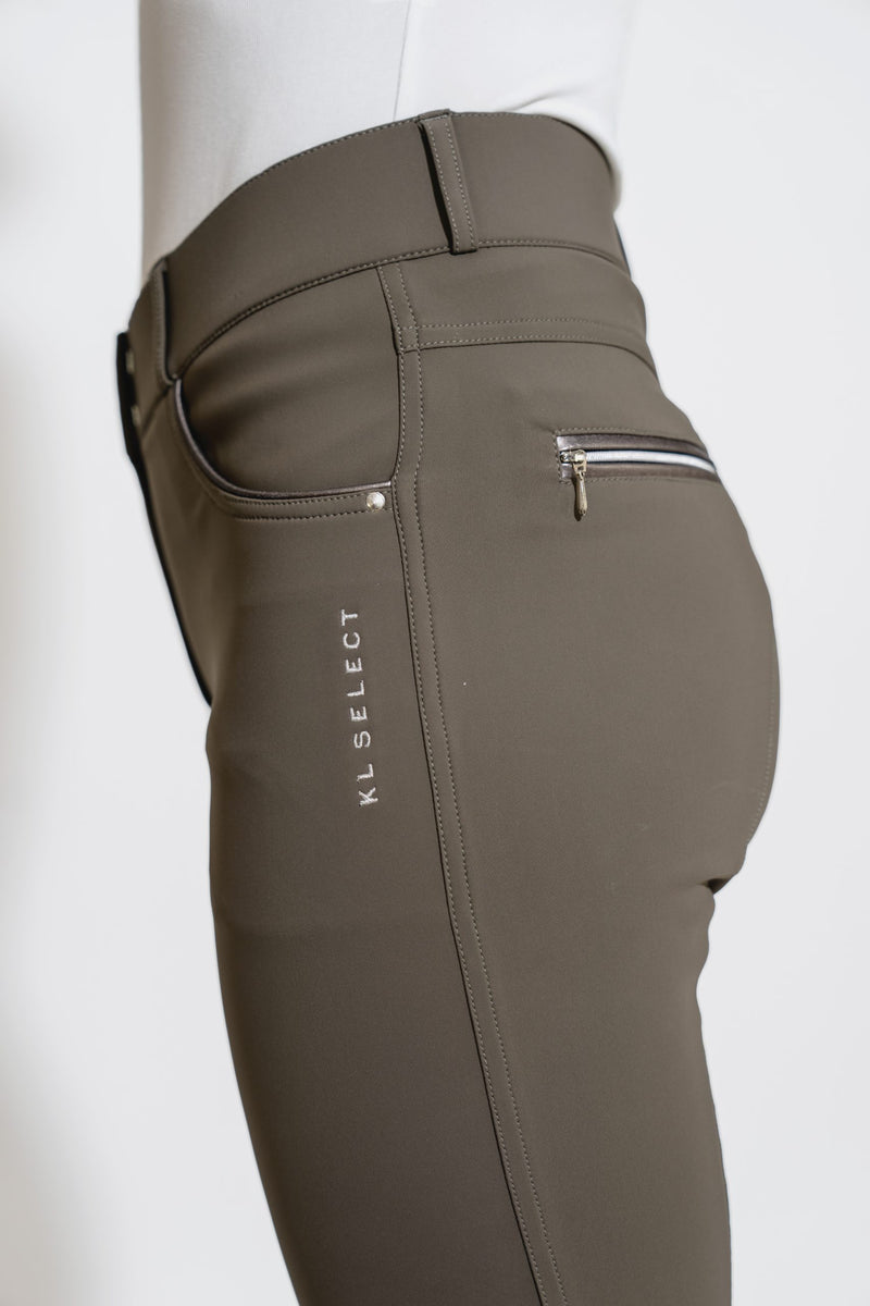 KL Select Gabrielle Full Seat Breeches - Truffle