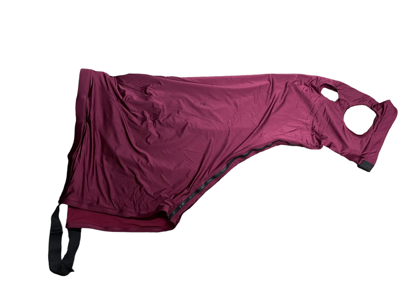 Schneiders Fleece Lined Sleazy Hood - Maroon LRG - USED