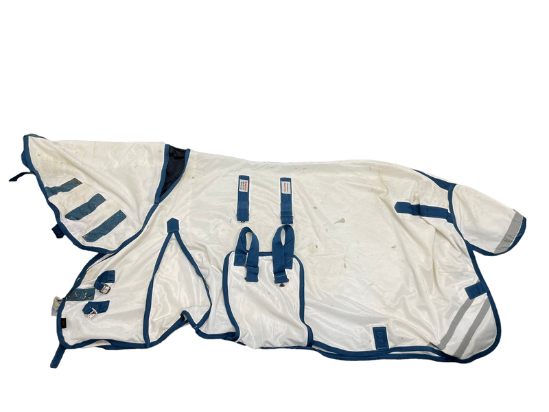 Schneiders Belly Band Fly sheet - white/navy 70" - USED