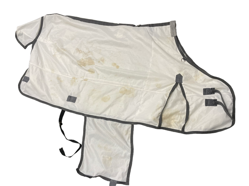 Unbranded Belly Band Fly Sheet - white/grey 70" - USED