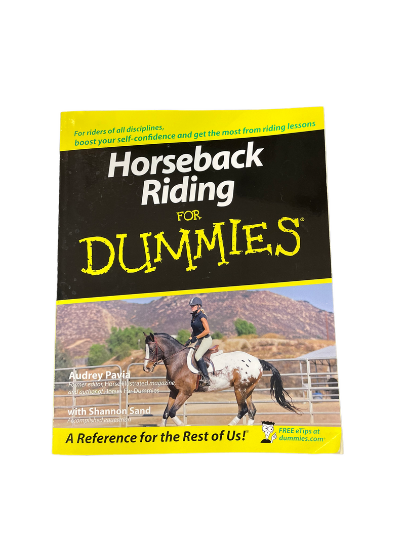 Horseback Riding For Dummies Book - USED