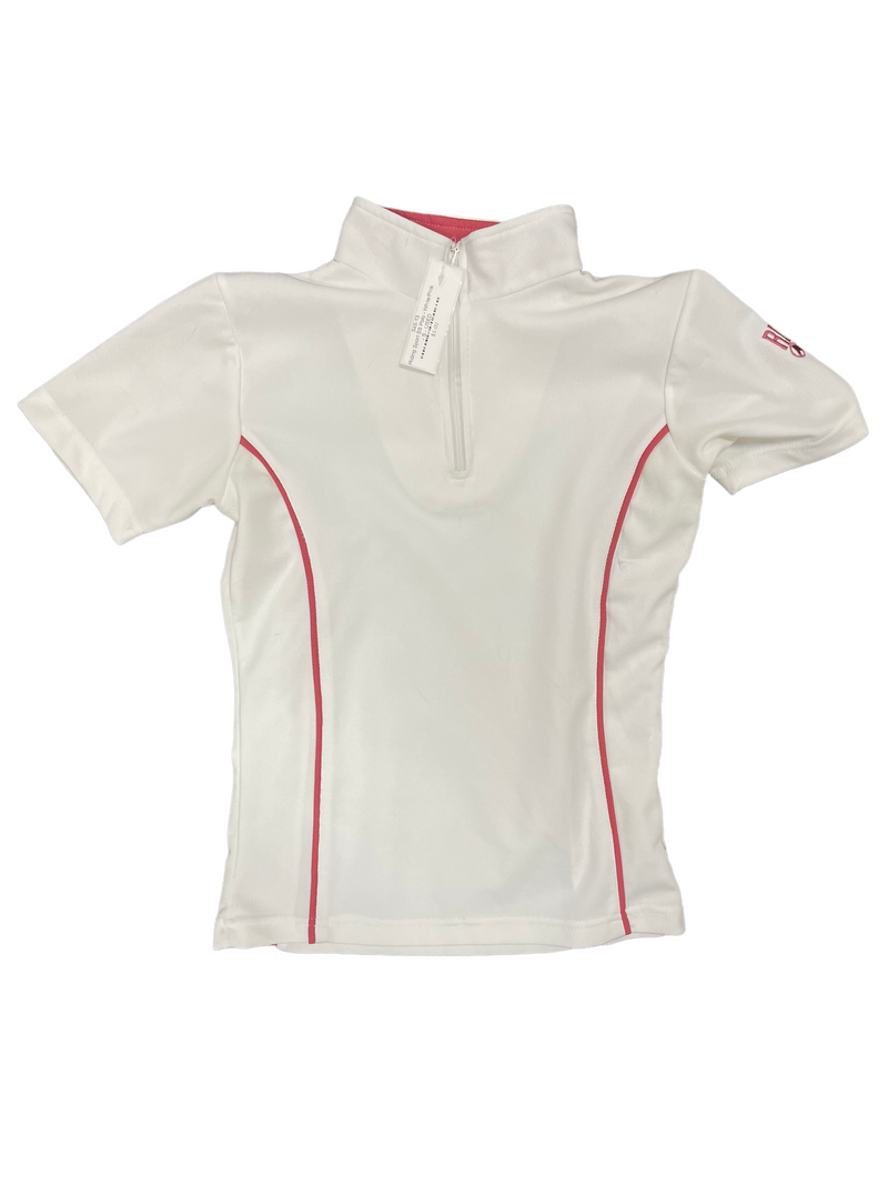 Riding Sport SS Polo - White/Pink - S - USED