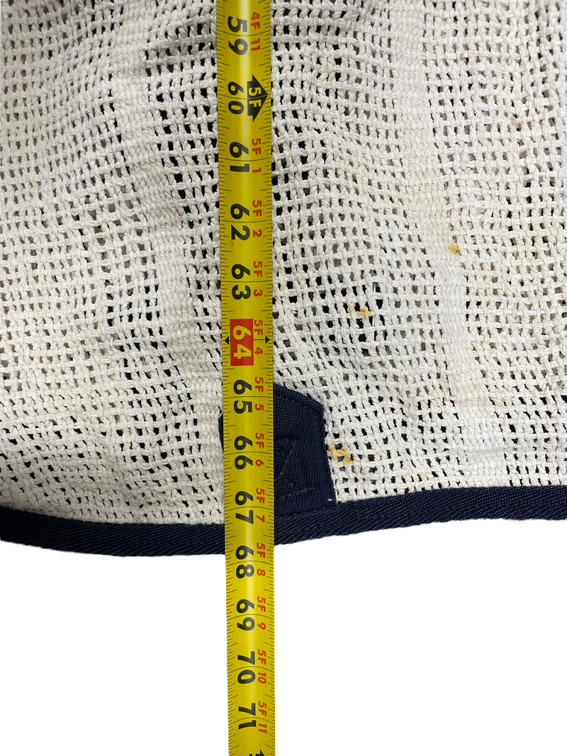 Schneiders Irish Knit Cooler - white/blue approx. 68" - USED