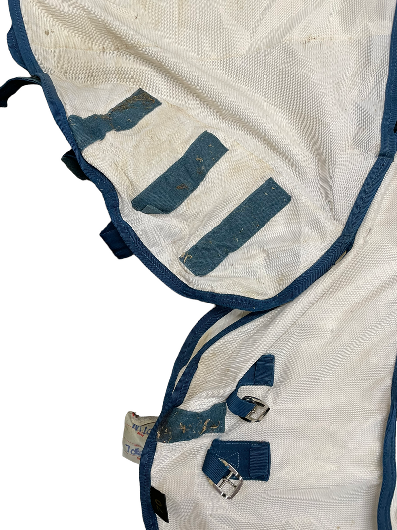 Schneiders Belly Band Fly sheet - white/navy 70" - USED