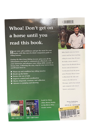 Getting The Most From Riding Lessons Book - USED