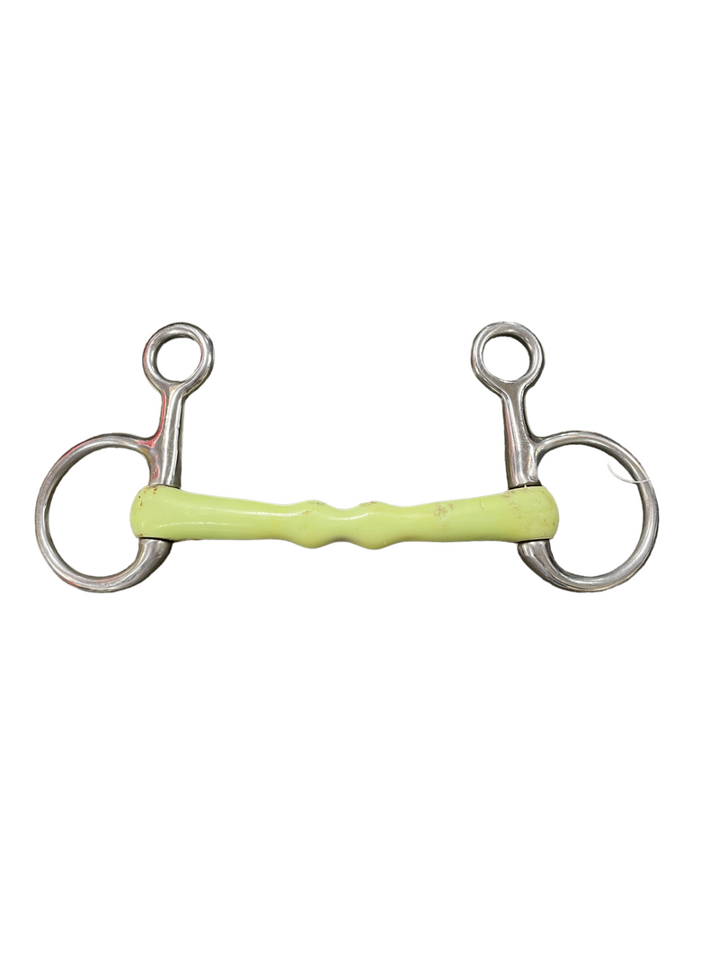 Equikind Hanging Cheek Snaffle - SS/Green - 5" - USED
