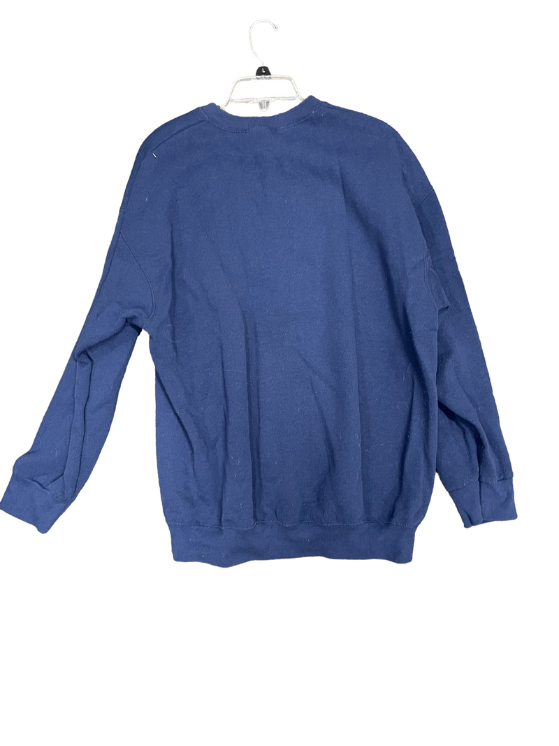 Embroidered Horse Crewneck - navy XL - USED