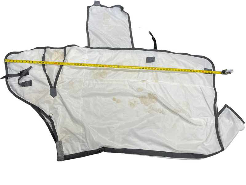 Unbranded Belly Band Fly Sheet - white/grey 70" - USED