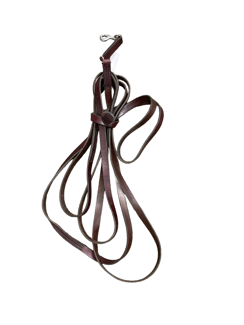 Leather Lunge Line - Havana Brown - USED