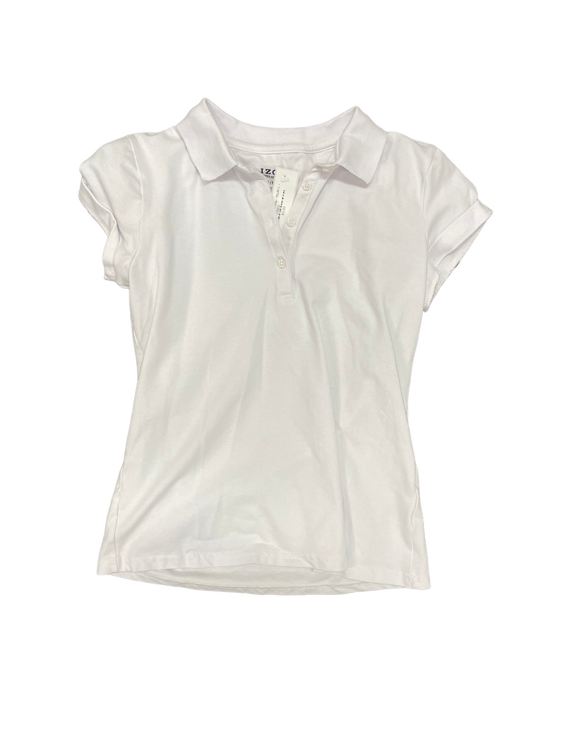 IZOD SS Polo - White - Youth L - USED