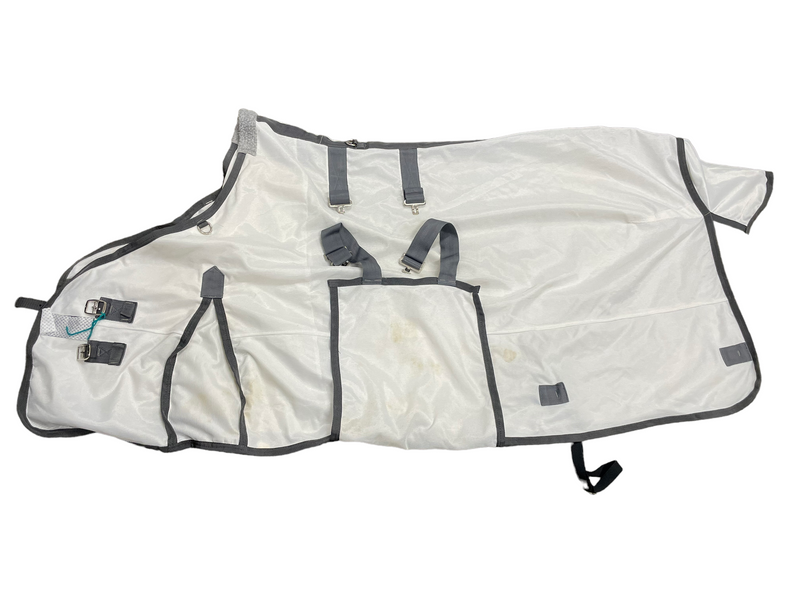 Unbranded Belly Band Fly Sheet - white/grey 70" - USED