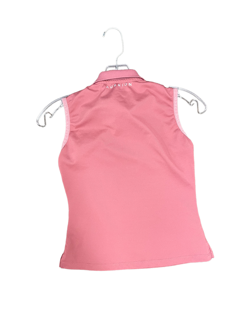 Aubrion Sleeveless Polo - Pink Youth 7-8 - USED