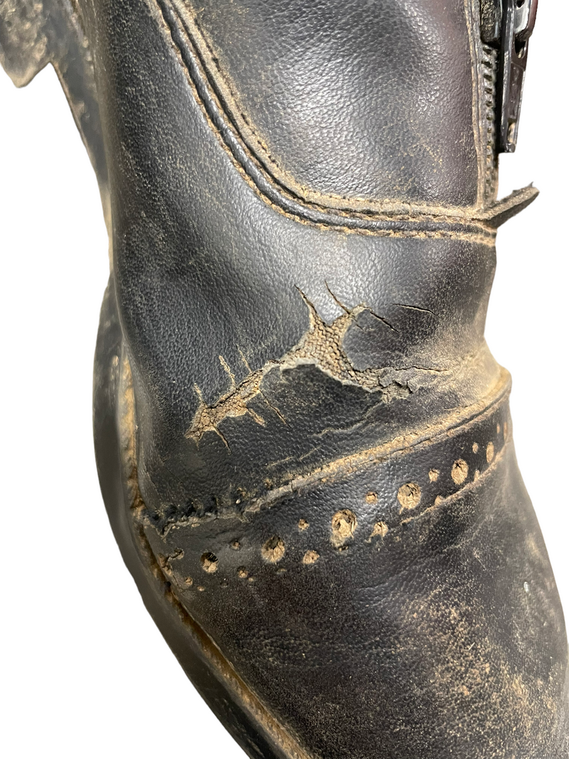 Equistar Paddock Boots, Black - Kids 5 - USED