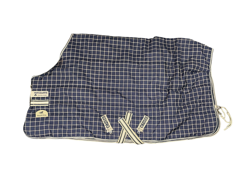 Smartpak Rhino Rug - Navy/Tan - 200g, 66" - USED