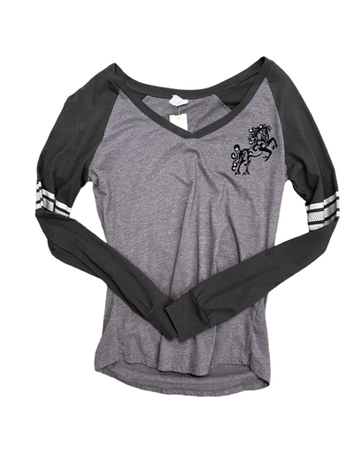 Black Horse LS Top - Grey/Black - Small - USED -