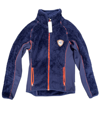 Horseware Fuzzy Jacket - Navy/Orange - S - USED