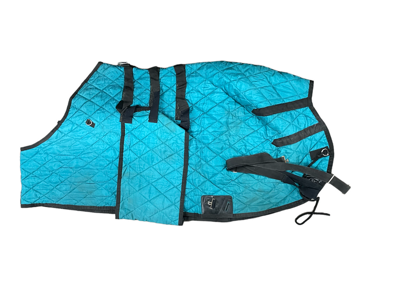 Medium Stable Blanket - Teal - 76" - USED
