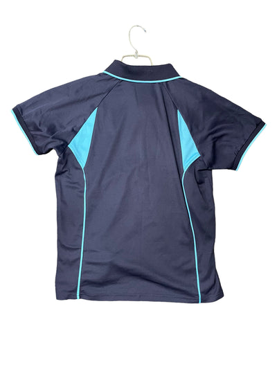 Clovery polo - Navy/Teal LRG - USED