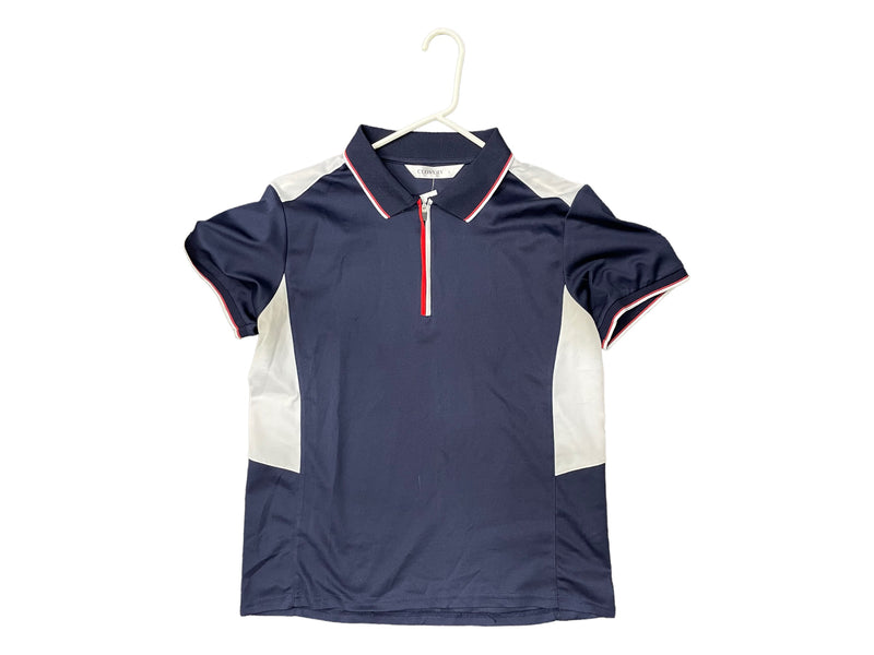 Clovery polo - Navy/Red/White LRG - USED