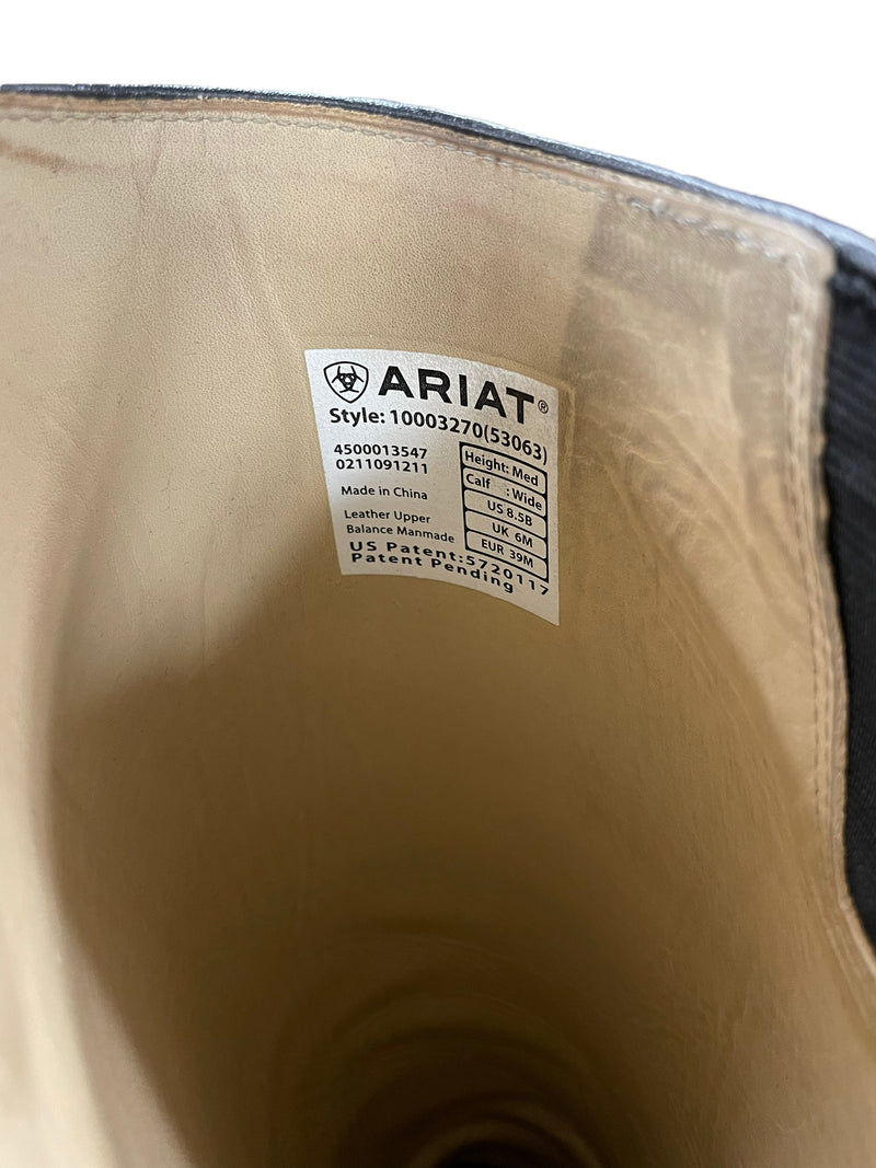 Ariat Dress Boot - Black 8.5 Med/Wide - USED