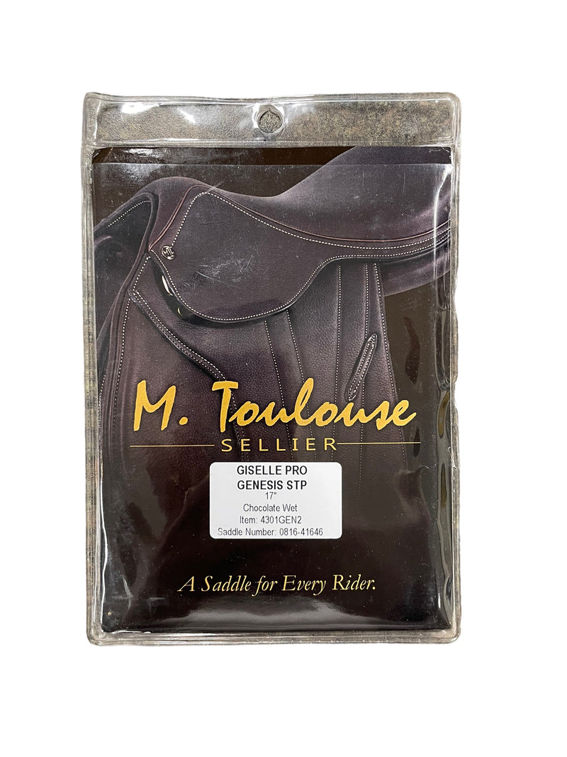 2016 Toulouse Giselle Pro Genesis CC Saddle - 17" Chocolate - USED
