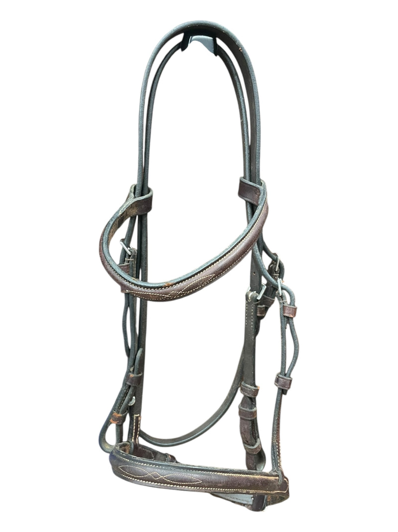 Unbranded Bridle W/ Reins - Brown - P/S - USED
