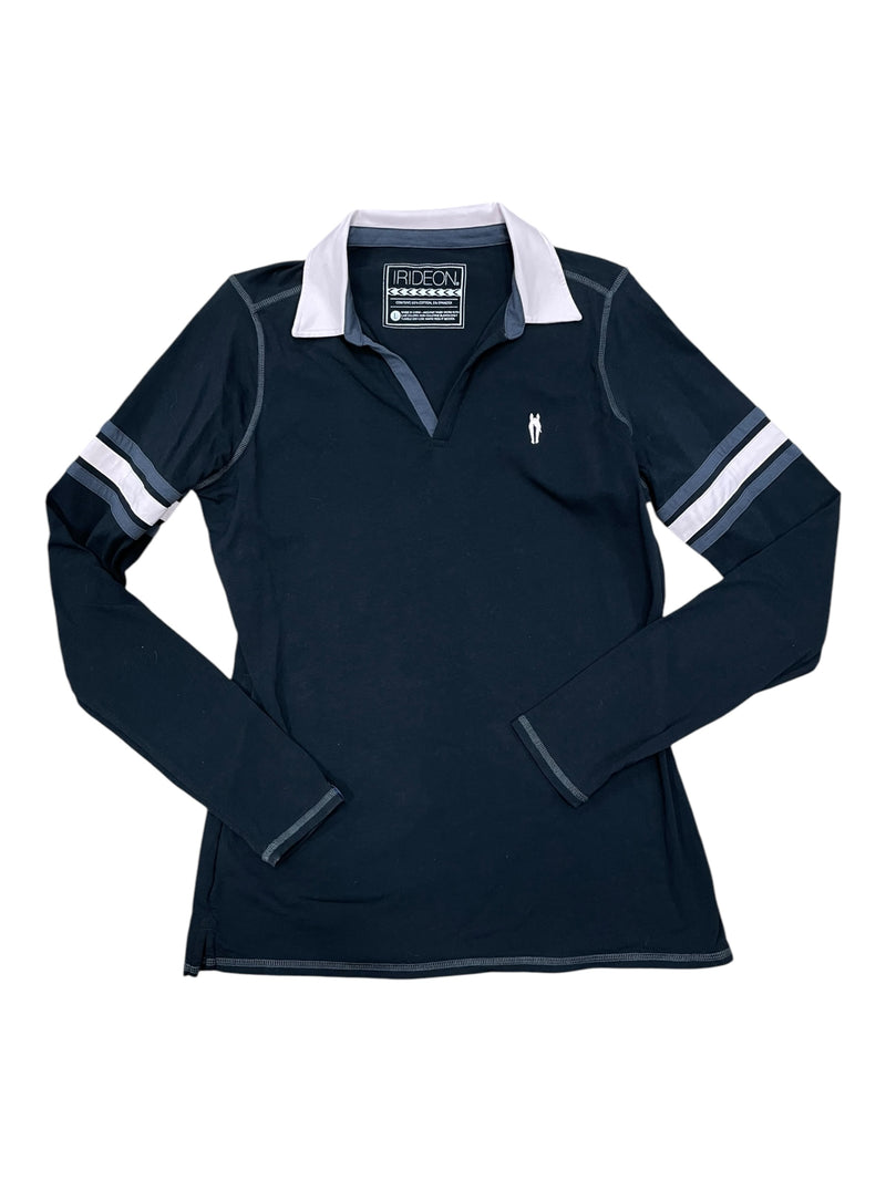 Irideon LS Polo - Black/Pink - L - USED