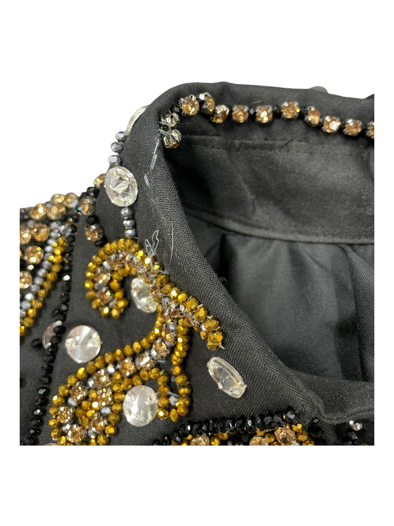 Showmanship Jacket - Black/Gold - Custom Measurements - USED