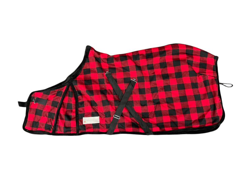 Waldhausen Lumberjack Fleece Cooler - Black/Red - Approx 72" - USED